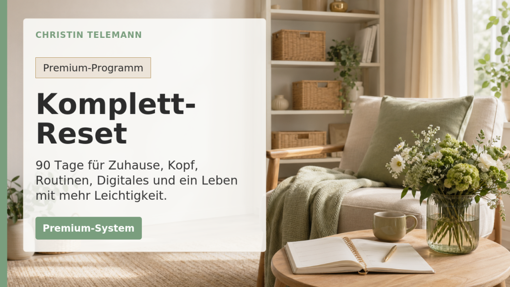 Kurscover: Komplett-Reset: 90 Tage zu deinem leichten Leben