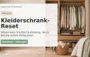 Geordneter Kleiderschrank als ruhiger Startpunkt zum Ausmisten
